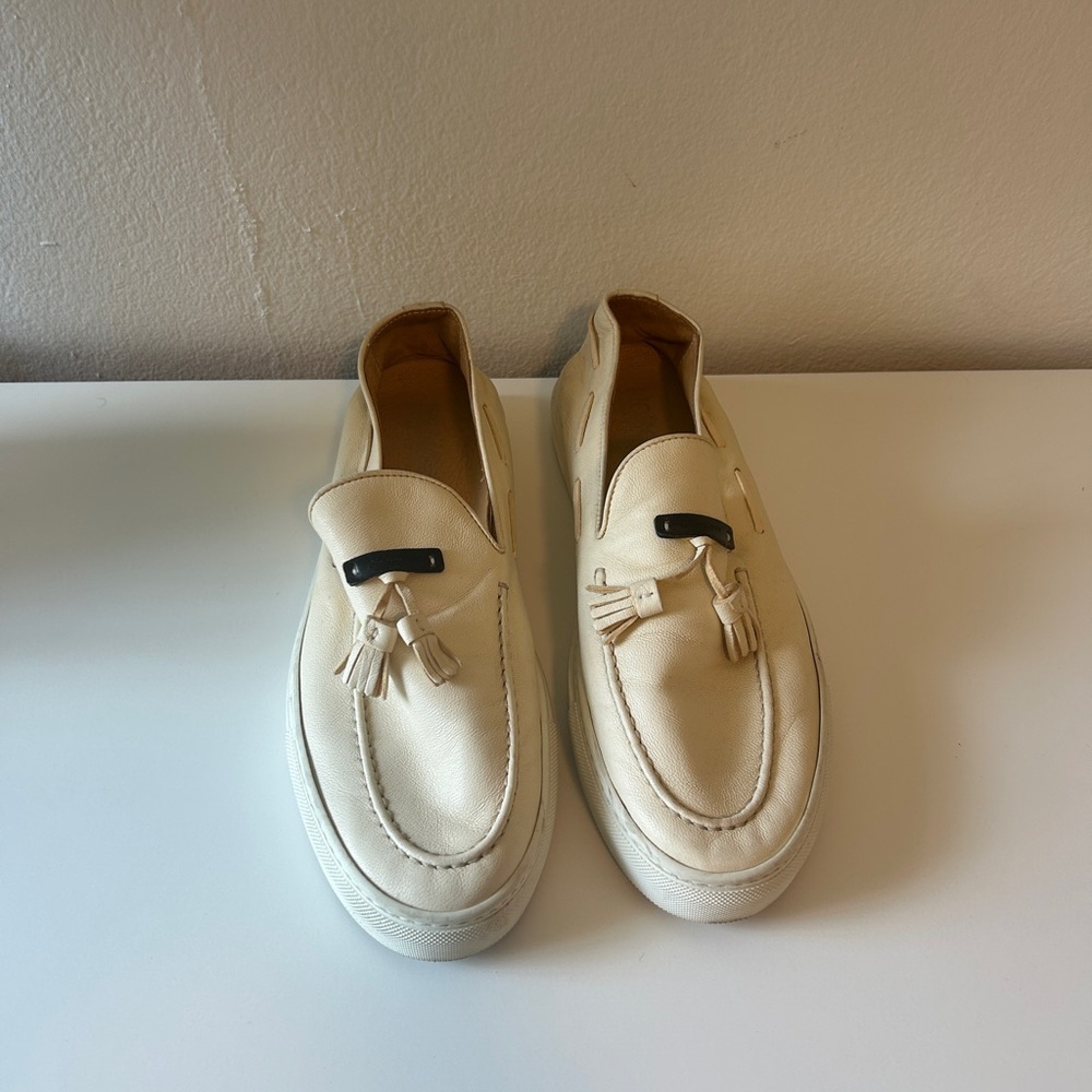Men's Cream Loafers